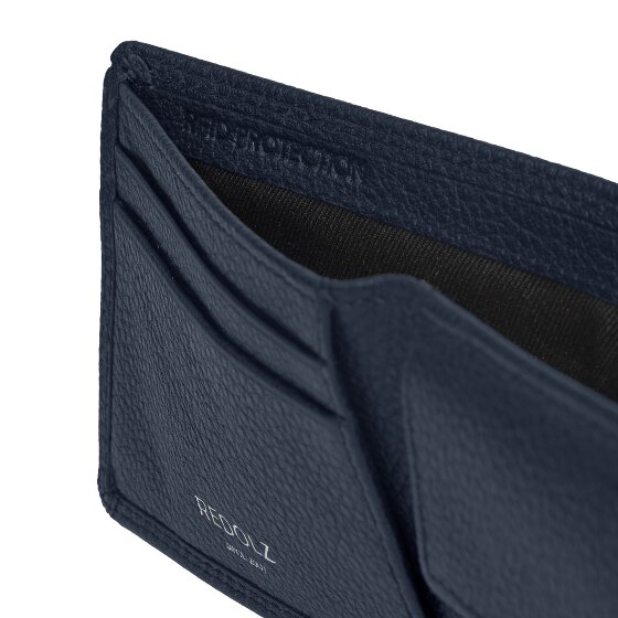 Redolz Leather Essentials QF small wallet RFID leather 10.5 cm