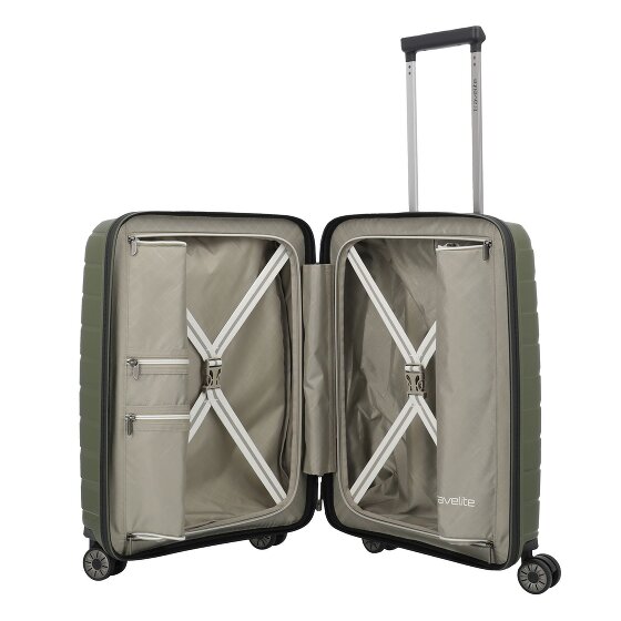 Travelite Air Base 4 wheels Cabin trolley 55 cm Laptop compartment