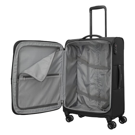 Travelite Umbria 4 wheels Suitcase set 3-piece with expansion pleat