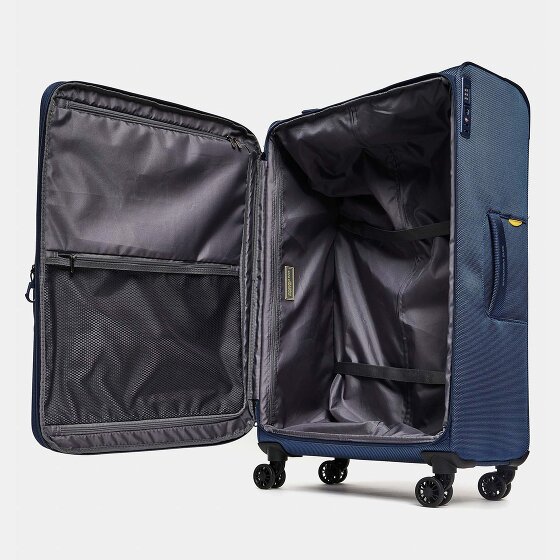 Mandarina Duck Zephyr 4 wheels Trolley L 78 cm with expansion pleat