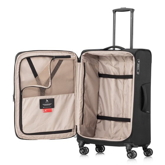 Pack Easy GoUp 4 wheels Trolley M 65 cm with expansion pleat