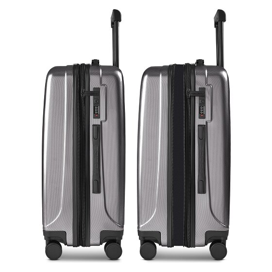 Police New York 4 wheels Suitcase set 3-piece Expandable