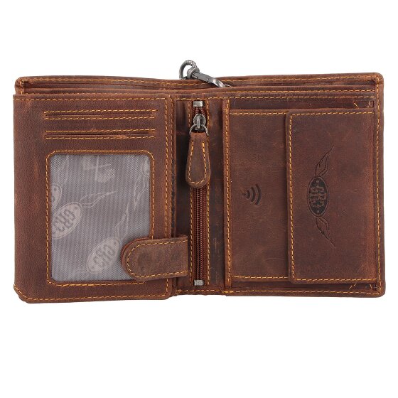 Greenburry Racing Collection Memphis wallet RFID leather 10 cm