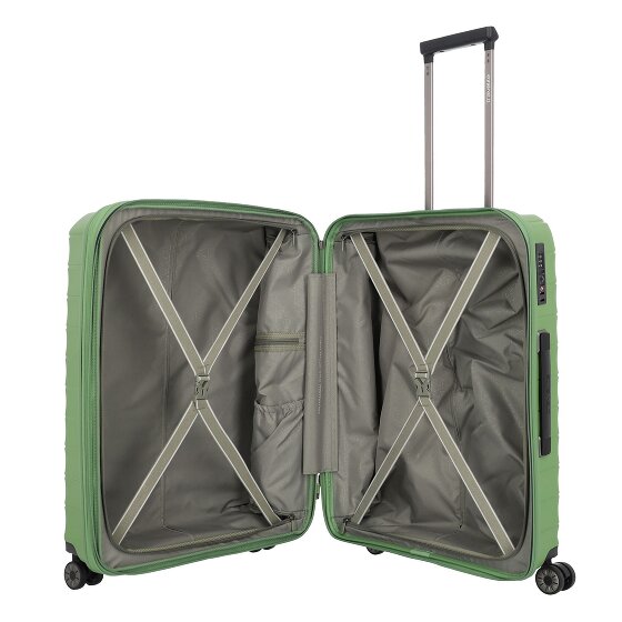 Travelite Mooby 4 wheels Suitcase set 3-piece with expansion pleat