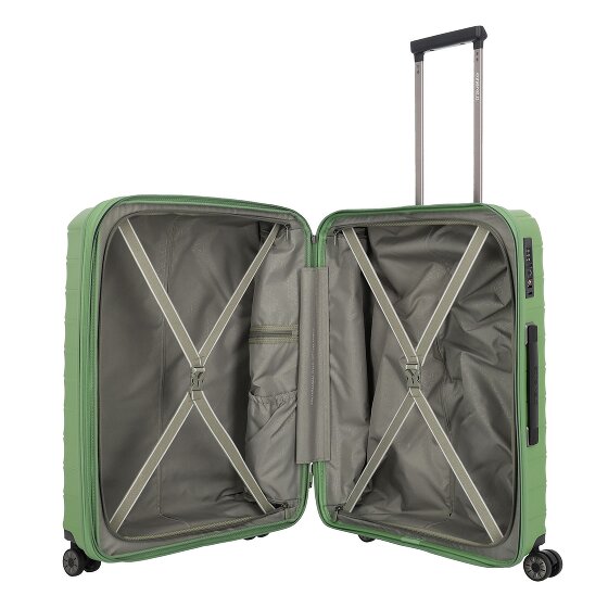 Travelite Mooby 4 wheels Suitcase set 3-piece with expansion pleat