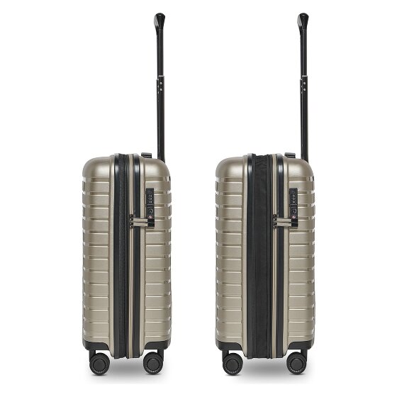 Pactastic Collection 04 THE CABIN + 4 wheels Cabin trolley S 55 cm with expansion pleat