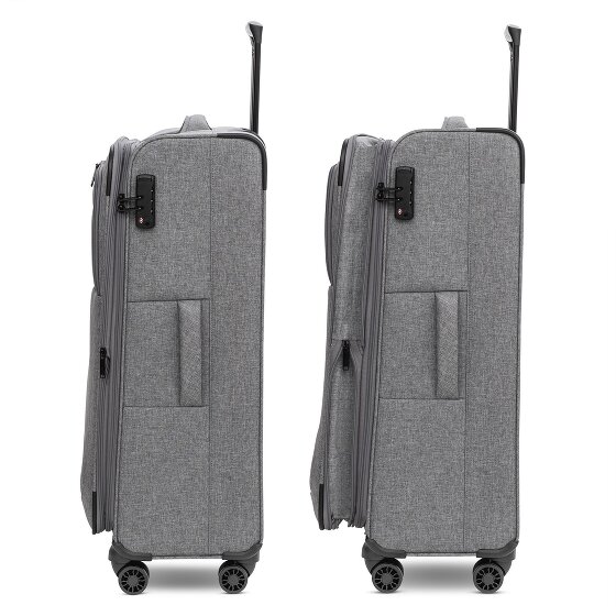 Redolz Essentials 12 LARGE 4 wheels Trolley 79 cm with expansion pleat