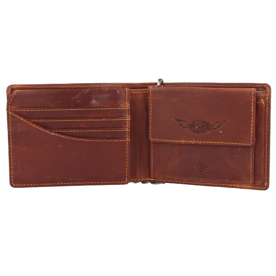 Greenburry Racing Collection Daytona wallet RFID leather 12 cm