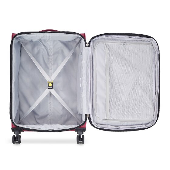 Delsey Paris Pin Up 6 4 wheels Suitcase set 3-piece with expansion pleat