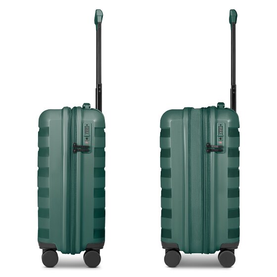d&n South Dakota 4 wheels Cabin trolley S 56 cm with expansion pleat