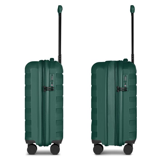 d&n South Dakota 4 wheels Cabin trolley S 56 cm with expansion pleat