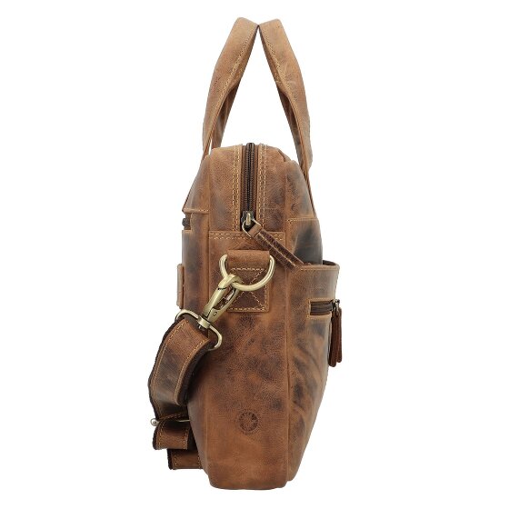 Greenburry Vintage Briefcase Leather 38 cm Laptop compartment