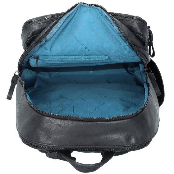 Piquadro Harper backpack leather 48 cm laptop compartment