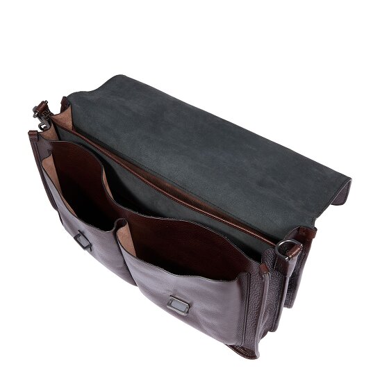 The Bridge Isaia Briefcases Messenger Leather 43 cm Laptop compartment