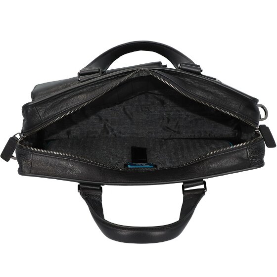 Piquadro Kobe briefcase 40 cm leather laptop compartment