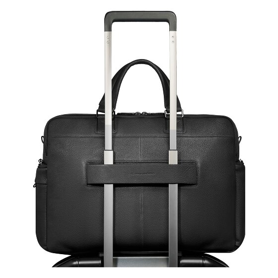 Piquadro Cronus Briefcase Leather 40 cm Laptop compartment