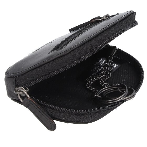 Greenburry Pure Black Key wallet Leather 12 cm