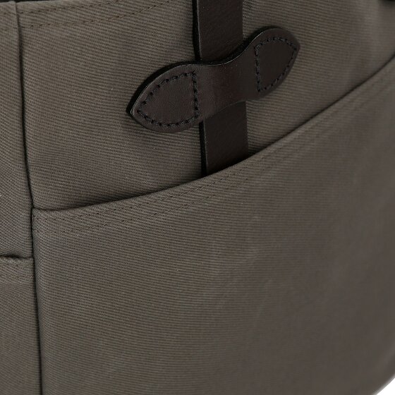 Filson Luggage Twill Shopper Bag Leather 35.5 cm