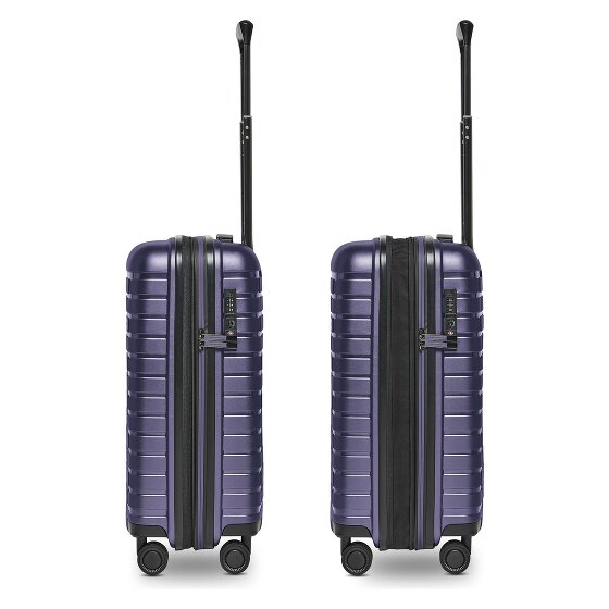 Pactastic Collection 04 THE CABIN + 4 wheels Cabin trolley S 55 cm with expansion pleat