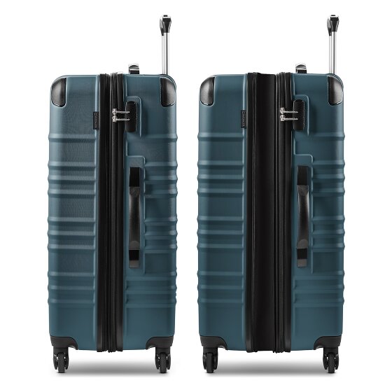Wenger Amplar Evo 4 wheels Suitcase set 3-piece with expansion pleat
