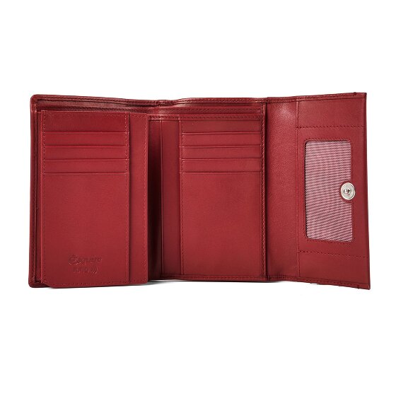 Esquire Silk Wallet RFID protection Genuine Leather 14 cm