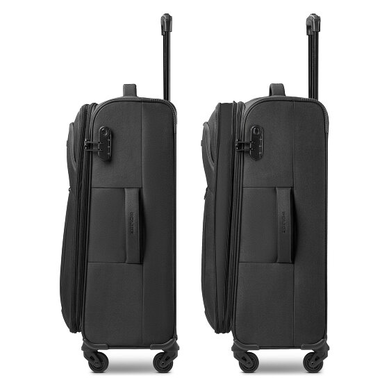 Police San Francisco 4 wheels Suitcase set 3-piece Expandable