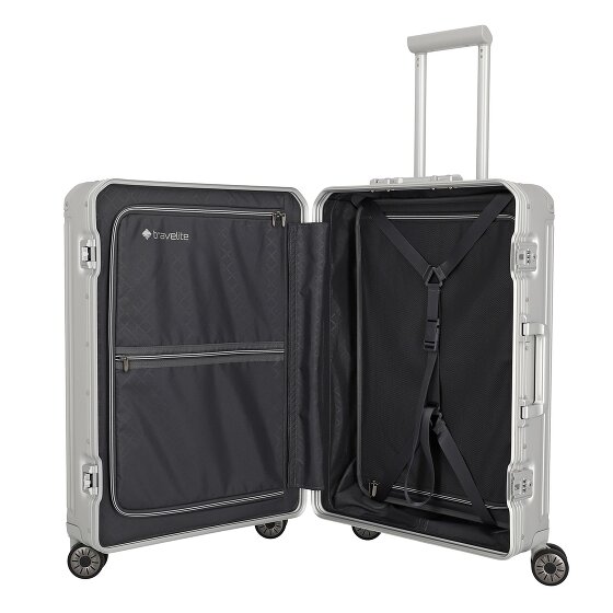 Travelite Next 4-Wheel Aluminum Trolley, 67 cm