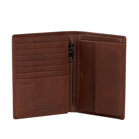 Samsonite Eluxe Veg Wallet RFID protection Genuine Leather 13 cm