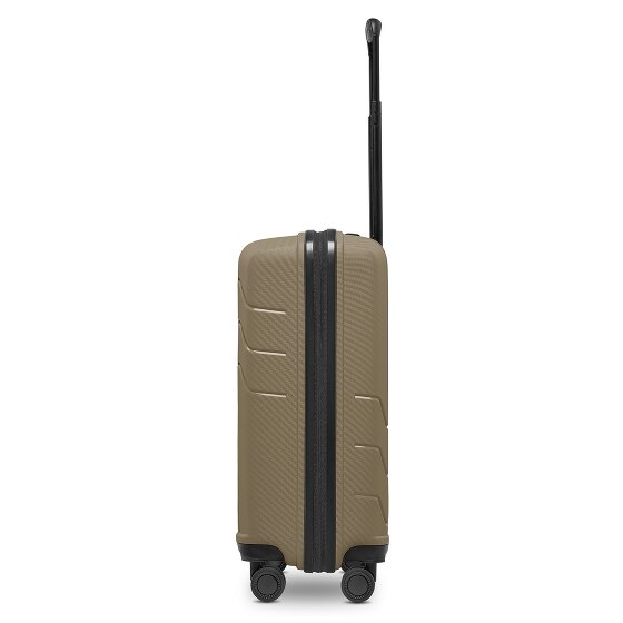 Redolz Essentials 17 4-wheel cabin trolley 55 cm soft-pocket laptop compartment