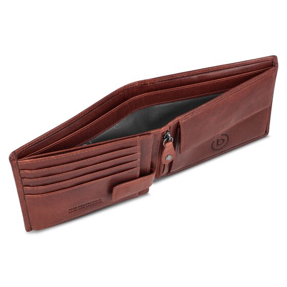 Bugatti Valencia Wallet RFID protection Leather 12 cm