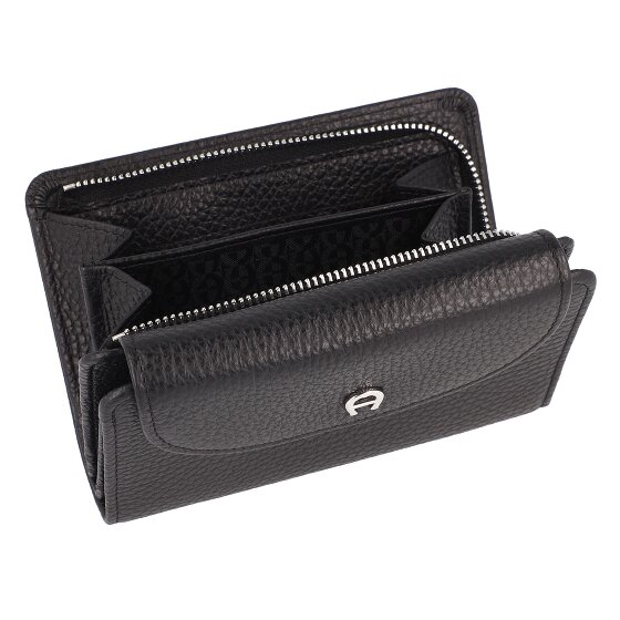 Aigner Wallet RFID protection Leather 14 cm