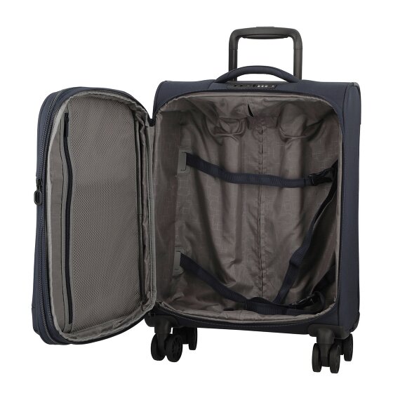 Jump Monthélys 4 wheels Cabin trolley 55 cm with expansion pleat