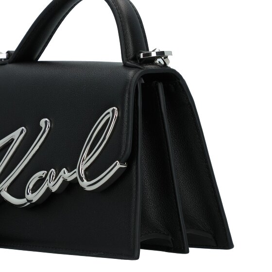 Karl Lagerfeld Signature 2.0 Handbag Leather 21.5 cm Karl Lagerfeld Signature 2.0 Handbag Leather 21.5 cm
