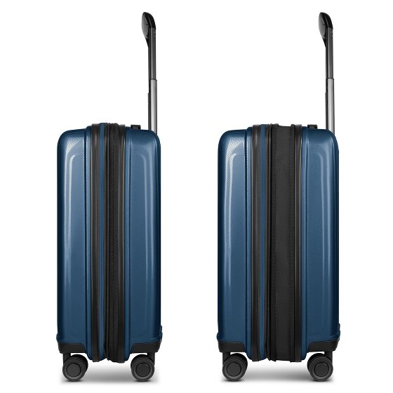 Redolz Essentials 14 4 wheels Cabin trolley 55 cm with expansion pleat