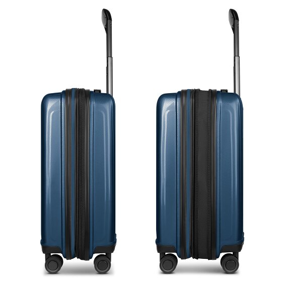 Redolz Essentials 14 4 wheels Cabin trolley 55 cm with expansion pleat