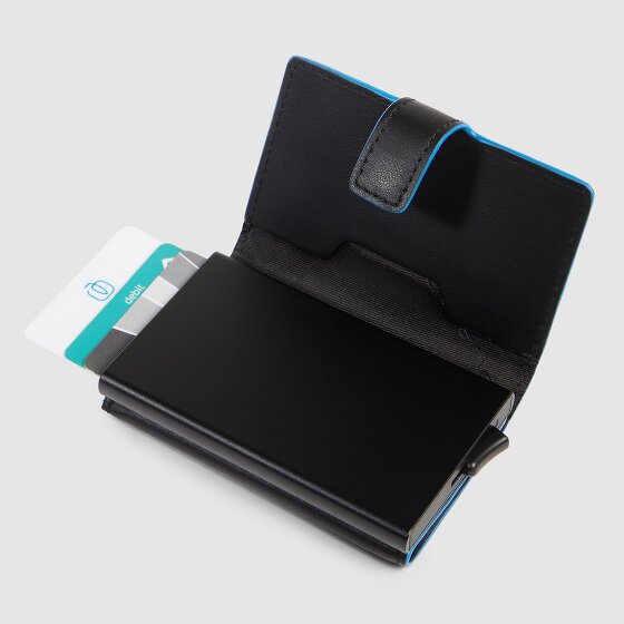 Piquadro Atlas Credit card case RFID protection Leather 10 cm