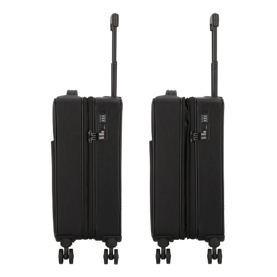 Guess Napoli 4 wheels Trolley 59 cm with expansion pleat