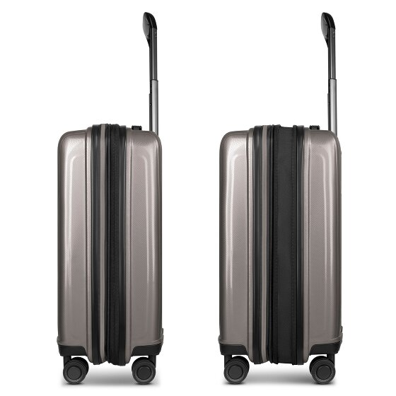 Redolz Essentials 14 4 wheels Cabin trolley 55 cm with expansion pleat