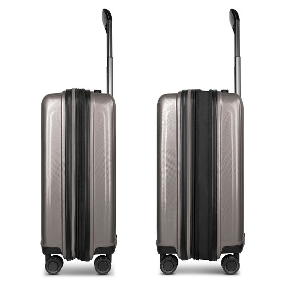 Redolz Essentials 14 4 wheels Cabin trolley 55 cm with expansion pleat