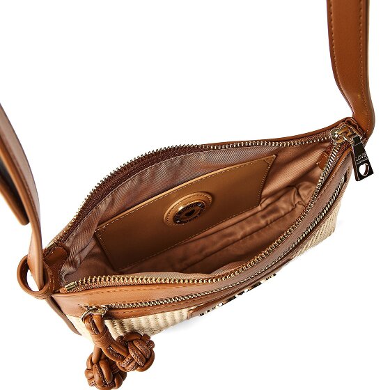 Love Moschino Straw Chic Shoulder Bag 25 cm