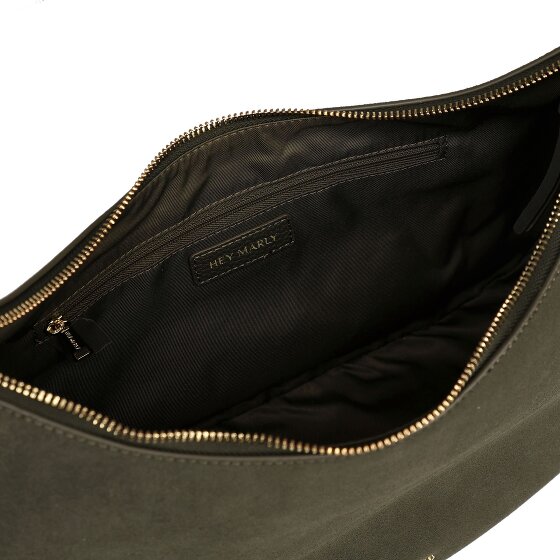 Hey Marly Lifetime Sister Suede Shoulder Bag M Leather 35 cm