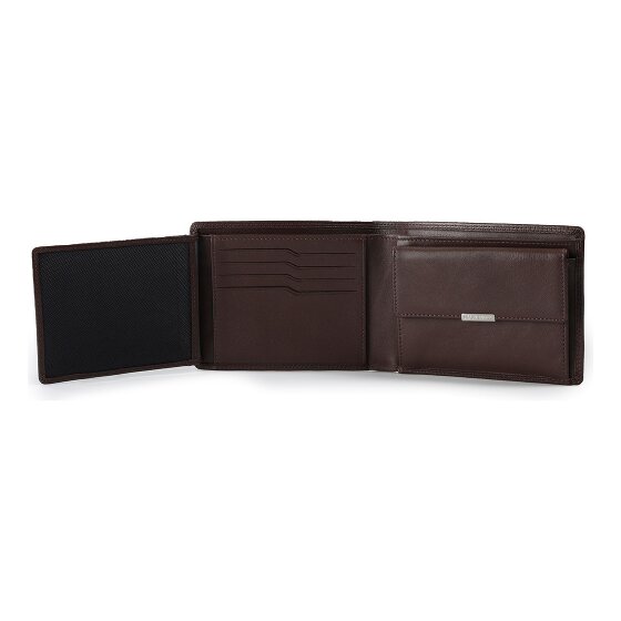Braun Büffel Golf 3.0 Wallet RFID protection Leather 12 cm