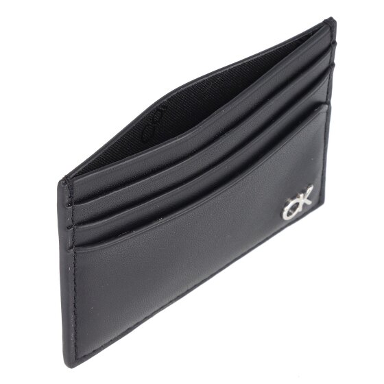 Calvin Klein Metal CK Credit card case Leather 10 cm