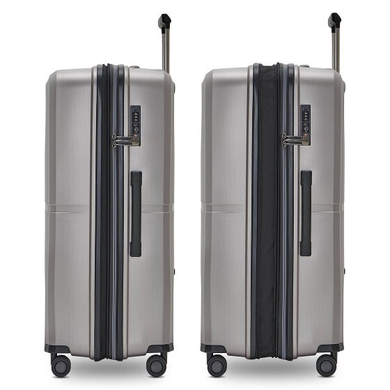 Pactastic Collection 01 4-wheel suitcase set, 3 pieces, with expansion fold