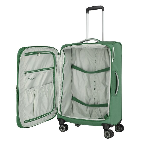 Travelite Miigo 4 wheels Suitcase set 3-piece with expansion pleat