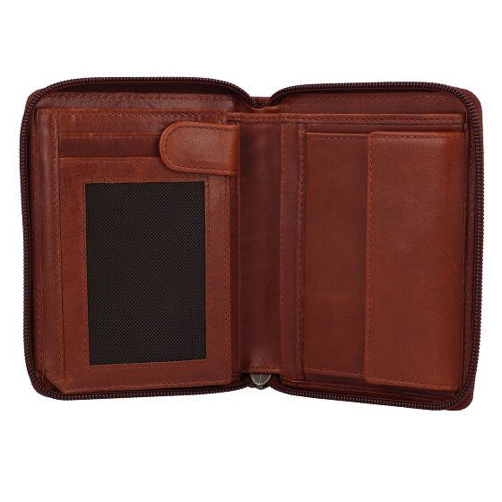 Greenburry Vintage Wallet RFID protection Leather 12.5 cm