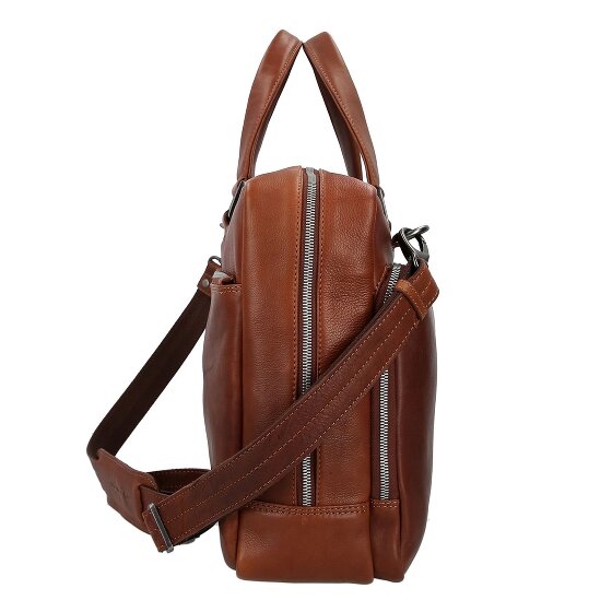 Plevier Vintage Bill Briefcase Leather 40 cm Laptop compartment