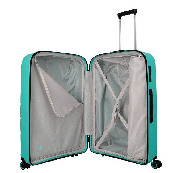 Travelite Burano 4 wheels Suitcase set 3-piece with expansion pleat