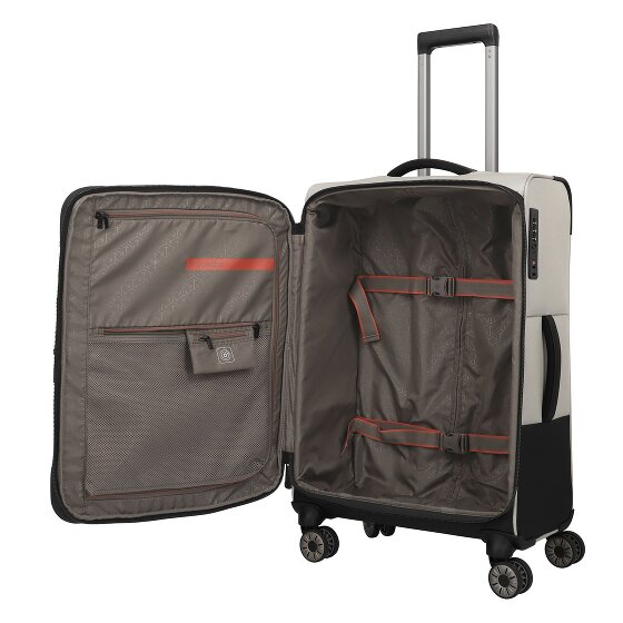Travelite Crosslite 5.0 4 wheels Trolley M 66 cm with expansion pleat