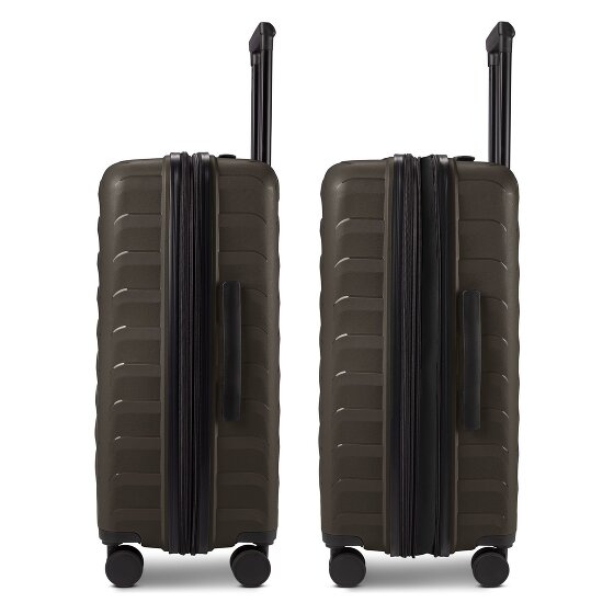 d&n Toronto 4 wheels Trolley M 65 cm with expansion pleat